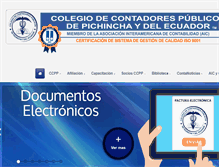 Tablet Screenshot of ccpp.org.ec